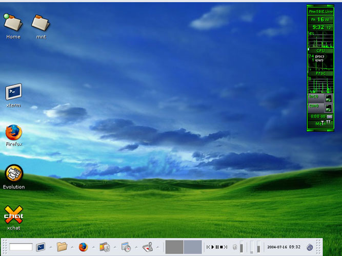 FreeSBIE Desktop