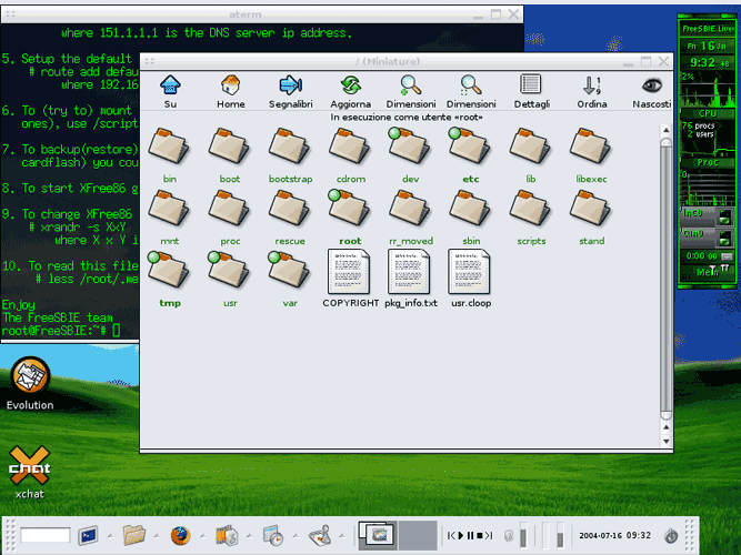 FreeSBIE Desktop