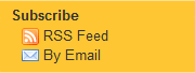 added email subscription top right
