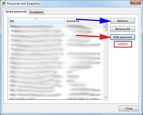 editing saved passwords in google chrome