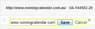 change the profile name in google analytics