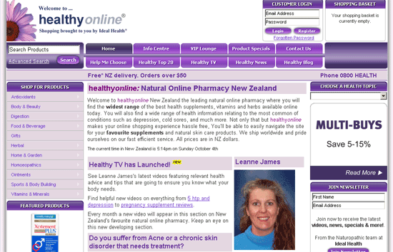 version 2 design of healthy.co.nz