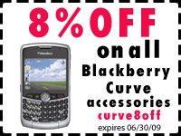 8% off coupon accessory geeks blackberry curve accessories