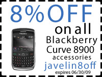 8% off coupon accessory geeks blackberry curve accessories