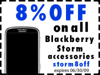 8% off coupon accessory geeks blackberry storm accessories