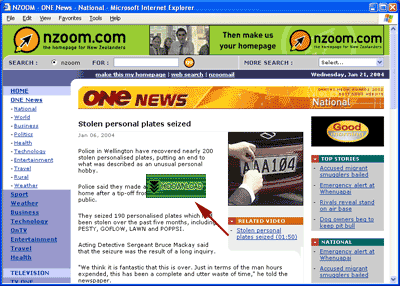 Example of saving a video stream with HiDownload