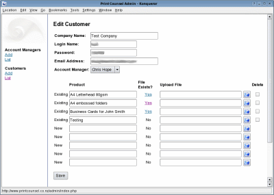 Print
Counsel Admin Interface
