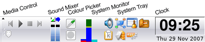 taskbar applets