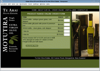 Te Arai
Olive Oil Online Ordering