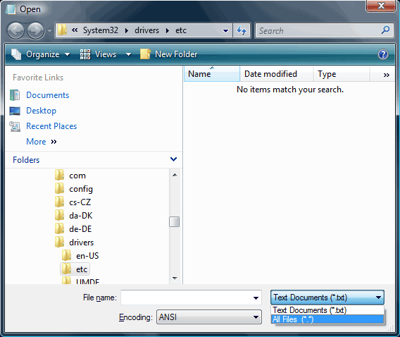 search for notepad